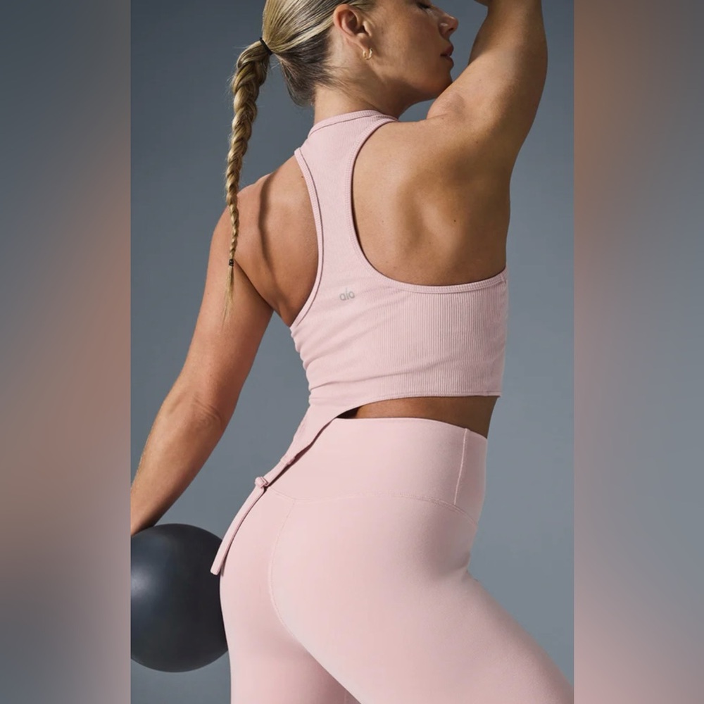 (NWT) Alosoft Ribbed Revelation Tank - Picture 2 of 2